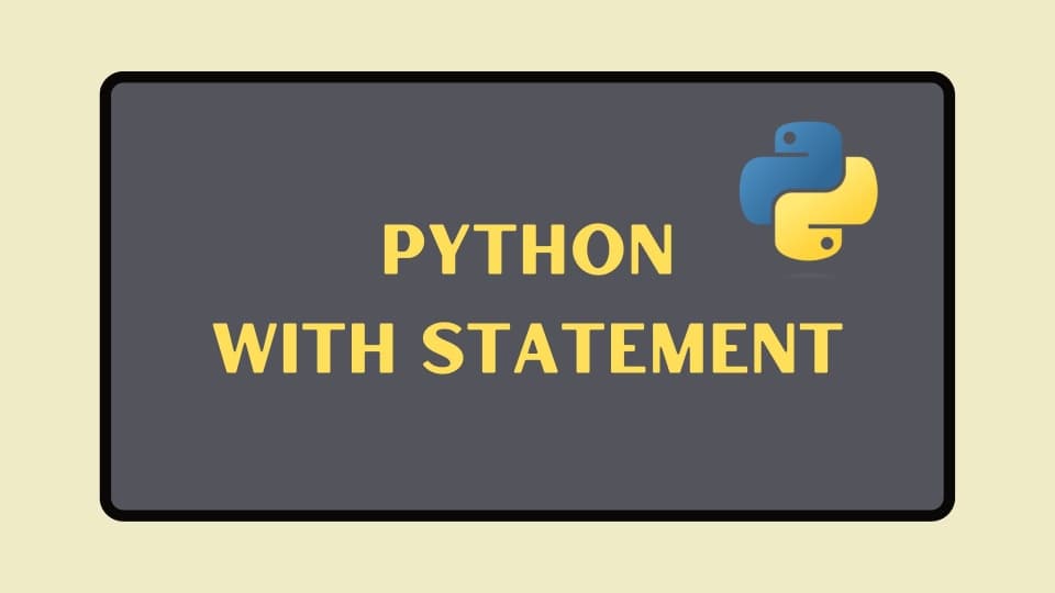 python-with-statement